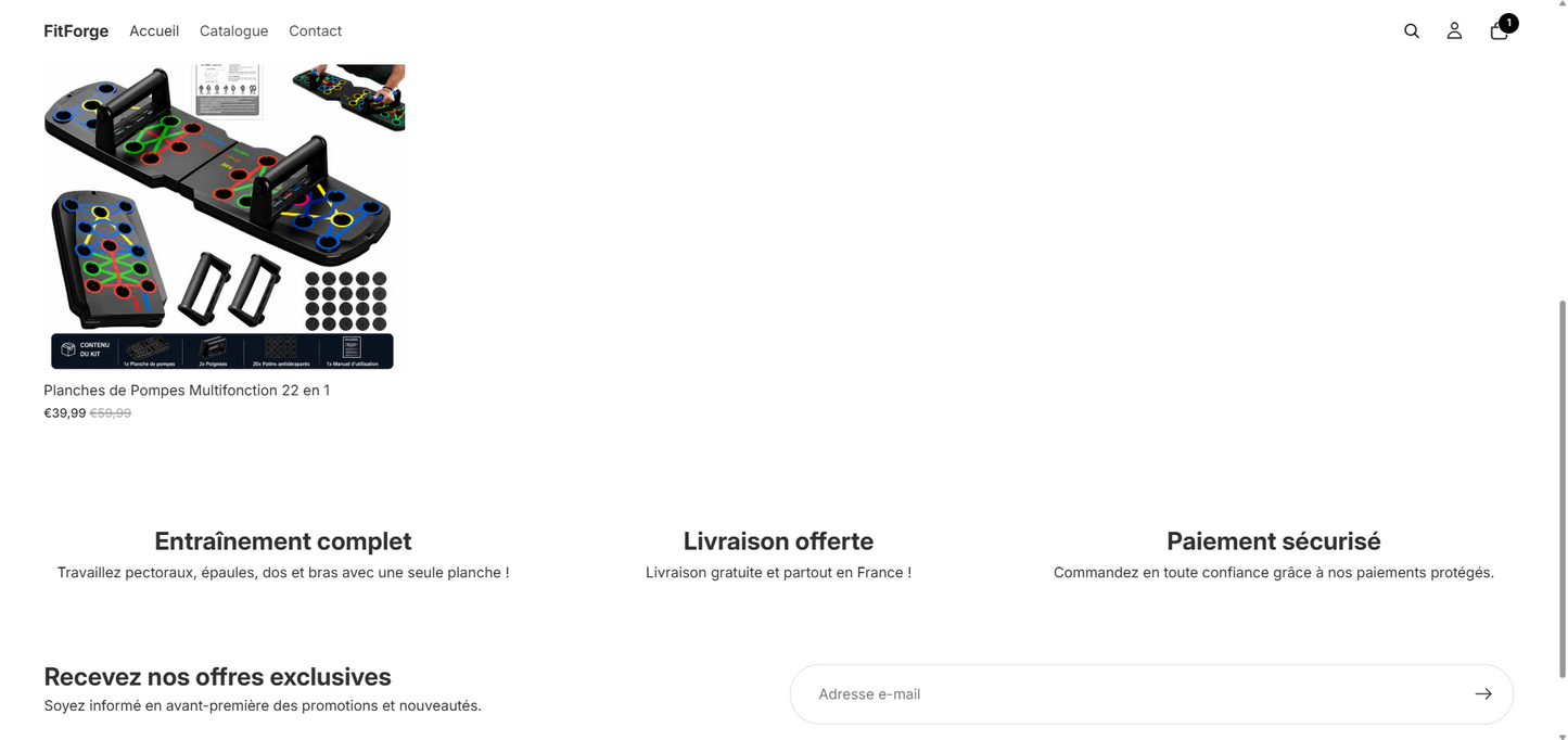 Boutique Shopify Personnalisée